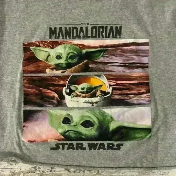 Star Wars t-shirt‎ women’s cropped gray shirt size Lg - Picture 4 of 4